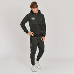 Sweatshirt Leone Melange ABX611 mit Kapuze