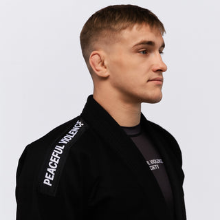 BJJ Gi Manto Society schwarz