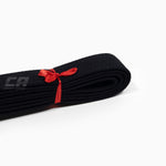 Gürtel schwarze Arawaza Deluxe Baumwolle 38 mm