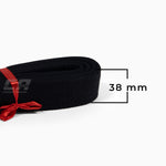 Gürtel schwarze Arawaza Deluxe Baumwolle 38 mm