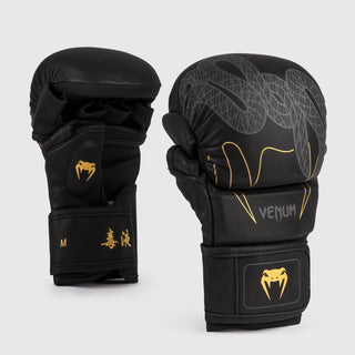 MMA-Handschuhe 7 Oz Venum Serpenti Schwarz Sparring