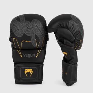 MMA-Handschuhe 7 Oz Venum Serpenti Schwarz Sparring