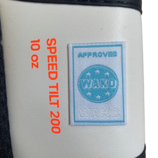 Boxhandschuhe Adidas Speed Tilt 200 WAKO 10 Oz Schwarz-weiß-rot