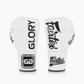 Guantoni Fairtex Glory BGLG1 Bianco con lacci-Combat Arena