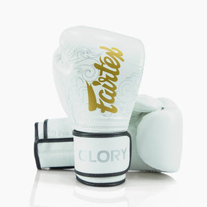 Boxhandschuhe Fairtex x Glory BGVG3 Weiß-Gold