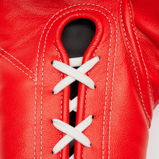 Guantoni Leone Sport Orlando Classico con lacci Rosso-Combat Arena
