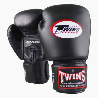 Muay Thai Handschuhe Twins Special BGVL3 Luft Schwarz