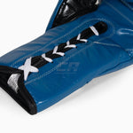 Boxhandschuhe Cleto Reyes Professionelle CB2 Blau-Schwarz mit Schnürsenkeln