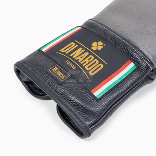 Boxhandschuhe Di Nardo mit Schnürsenkeln 16 Oz Grau-schwarz