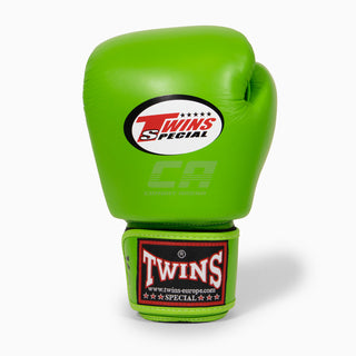 Muay Thai Handschuhe Twins Special BGVL3 Limette