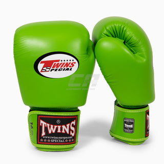 Muay Thai Handschuhe Twins Special BGVL3 Limette