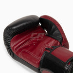 Muay Thai Handschuhe Twins Special BGVL3 Schwarz-Weinrot