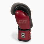 Muay Thai Handschuhe Twins Special BGVL3 Schwarz-Weinrot