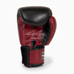 Muay Thai Handschuhe Twins Special BGVL3 Schwarz-Weinrot