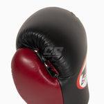 Muay Thai Handschuhe Twins Special BGVL3 Schwarz-Weinrot
