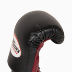 Muay Thai Handschuhe Twins Special BGVL3 Schwarz-Weinrot