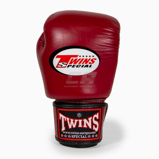 Muay Thai Handschuhe Twins Special BGVL3 Weinrot