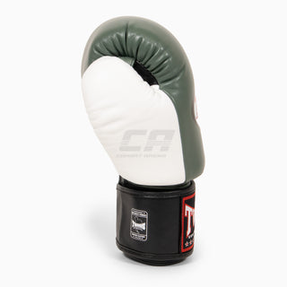 Muay Thai Handschuhe Twins Special BGVL4 Schwarz-grün-weiß