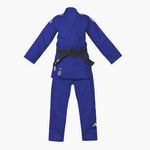 Blauer Judogi Adidas J730 Champion III IJF Slimfit