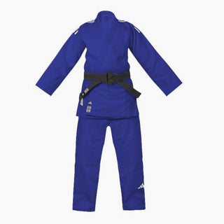 Blauer Judogi Adidas J730 Champion III IJF Slimfit