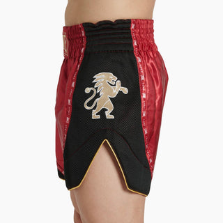 Pantaloncini kick-thai Leone Classic AB881 Rosso-Combat Arena