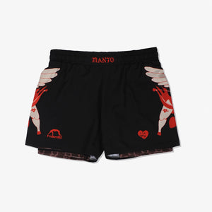 MMA Shorts Manto Tuff Luv schwarz