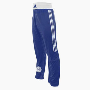 Hosen Kickboxen WAKO Adidas Blau