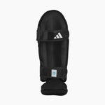 Schienbeinschoner mit Parafuss Adidas Pro Kickboxing WAKO Schwarz-Weiß