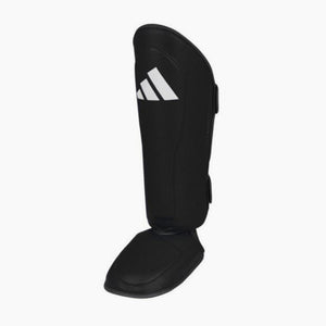 Schienbeinschoner mit Parafuss Adidas Pro Kickboxing WAKO Schwarz-Weiß
