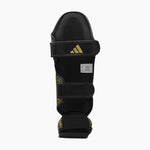 Schienbeinschoner mit Fußschutz Adidas Pro Kickboxen WAKO Schwarz-Gold