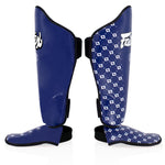 Schienbeinschoner Fairtex Wettbewerb SP5 mit blauen Fußstützen