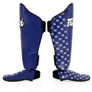Schienbeinschoner Fairtex Wettbewerb SP5 mit blauen Fußstützen