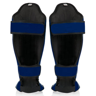 Schienbeinschoner Fairtex Wettbewerb SP5 mit blauen Fußstützen