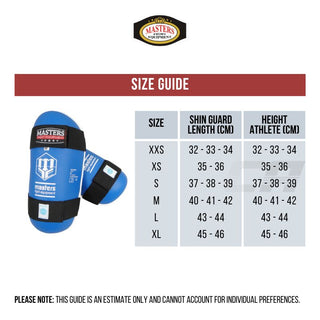 Schienbeinschoner Masters WAKO Blau