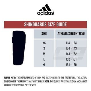 Schienbeinschoner mit Parafuss Adidas Pro Kickboxing WAKO Schwarz-Weiß