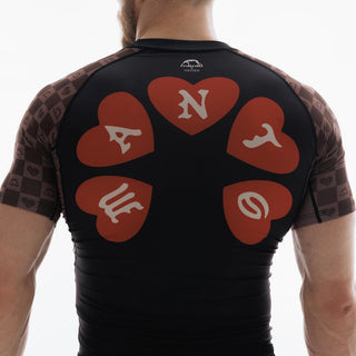 Rashguard Manto Tuff Luv Kurzarm schwarz