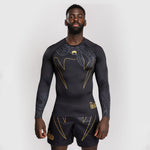 Rashguard Venum Serpenti langärmlig Schwarz