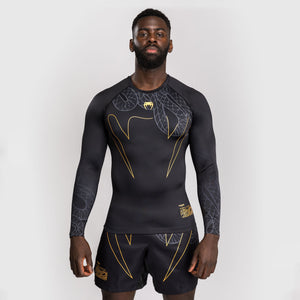 Rashguard Venum Serpenti langärmlig Schwarz