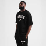 T-shirt Boxraw East Street Oversize Nero-Combat Arena
