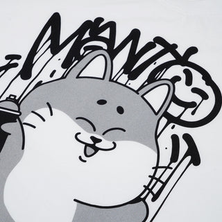 T-shirt Manto Debza bianco-Combat Arena