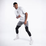 T-shirt Boxraw HRDR FSTR SMTR Oversize Weiß