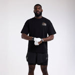 T-shirt Boxraw Hook Right Goodnight Oversize Nero-Combat Arena