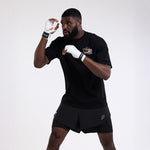 T-shirt Boxraw Hook Right Goodnight Oversize Nero-Combat Arena