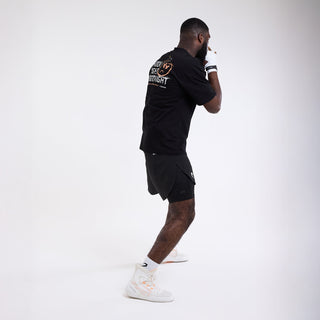 T-shirt Boxraw Hook Right Goodnight Oversize Nero-Combat Arena