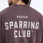 T-shirt Boxraw Sparring Club Oversize Braun