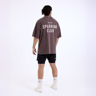 T-shirt Boxraw Sparring Club Oversize Braun