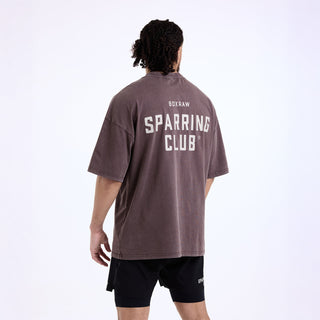 T-shirt Boxraw Sparring Club Oversize Braun