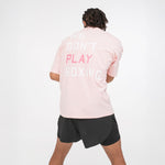 T-shirt Boxraw We Don't Play Boxing Oversize Rosa-Combat Arena
