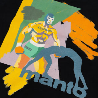 T-shirt Manto Schwarzer Kämpfer