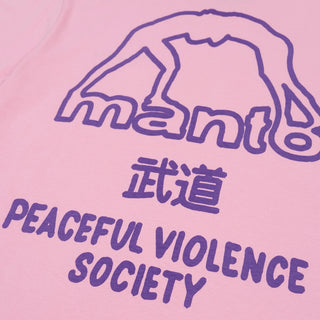 T-shirt Manto Society 25 rosa